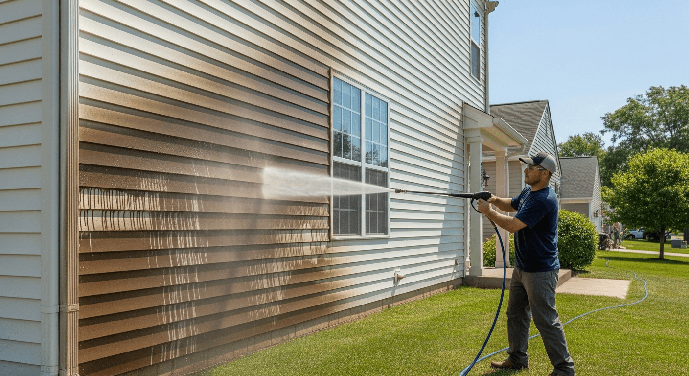 Siding Pressure Washing